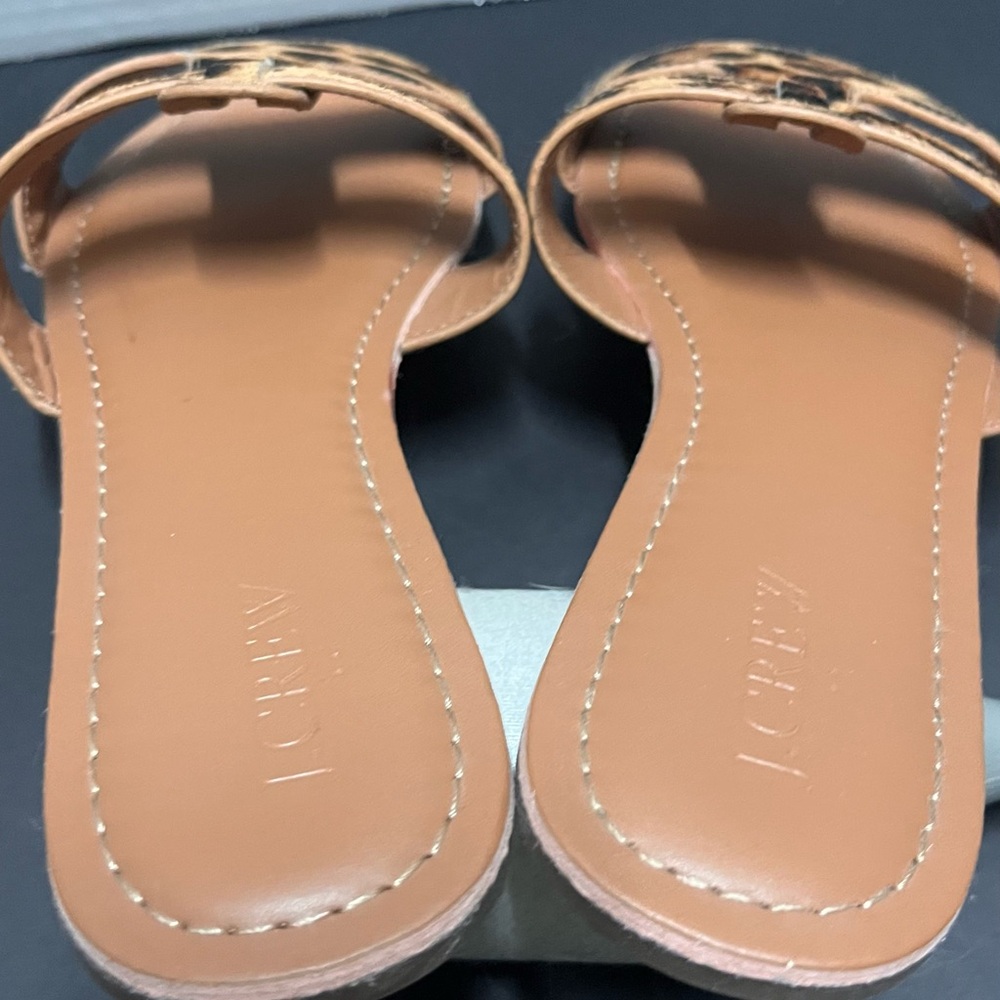 J. Crew Factory Leopard Print Sandals View 3